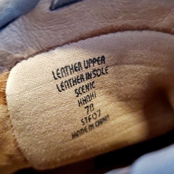 Earth Scenic Brown Khaki Leather Wrap Around Lace Ankle Boots Size 7 - Picture 10 of 12